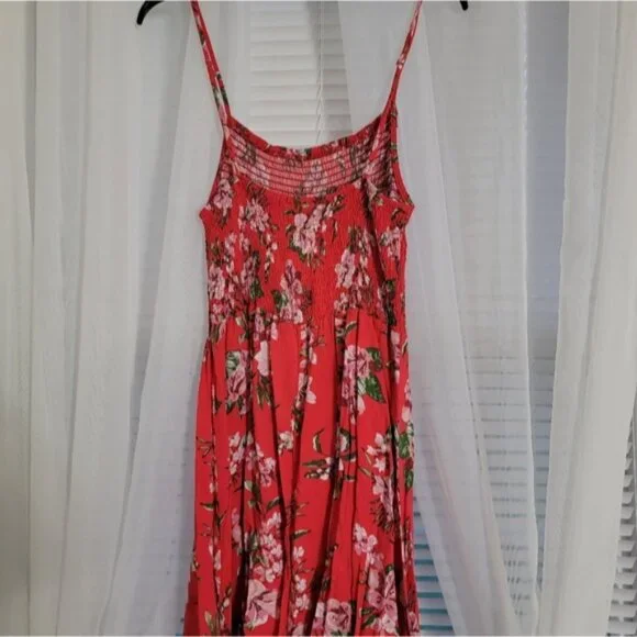 Streetwear Society Floral Red Sundress Size XL - Picture 3 of 4